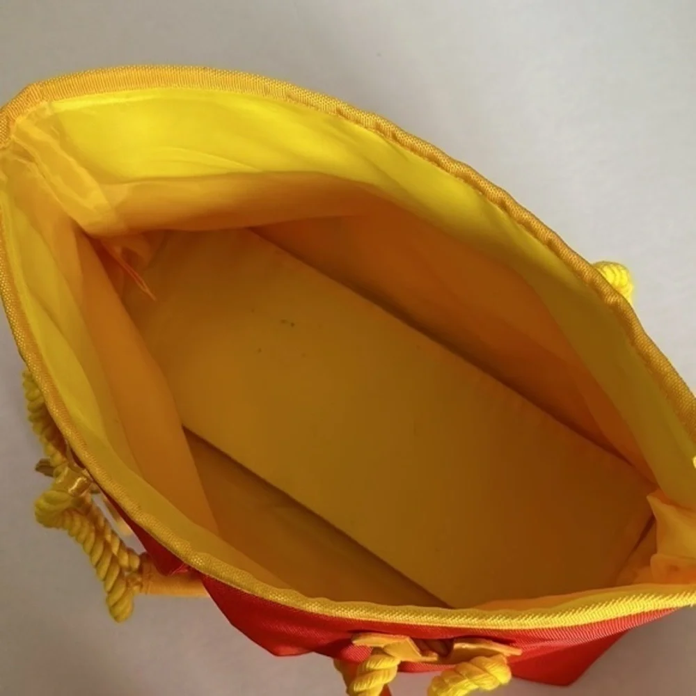 Escada Orange + Yellow Butterfly Retro bag